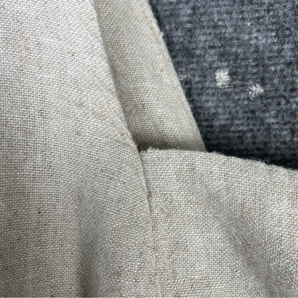 NWT Old Navy Linen Blend Dress Smocked Boho Square Neck Sheath Mini Large - Picture 9 of 11